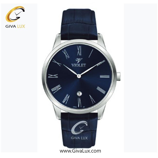 ساعت مچی اورجینال مردانه ویولت VIOLET نقره ای | سرمه ای| سرمه ای| کد رفرنس 0554